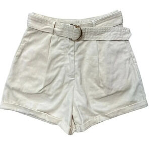 Charlie Holiday high waist belted shorts